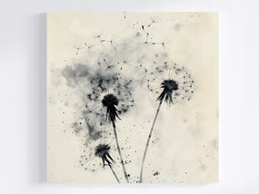 Vászonkép Canvas Grafika Természet Növényzet Virágok Pitypangok 80x80