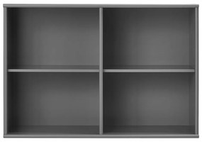 Antracitszürke függő könyvespolc 89x61 cm Mistral – Hammel Furniture