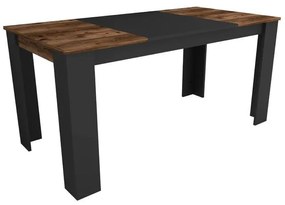Étkező asztal Line - Light Walnut, Black