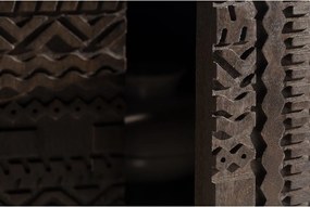 Sötétbarna mangófa komód 160x75x40 cm Kalai – MOME