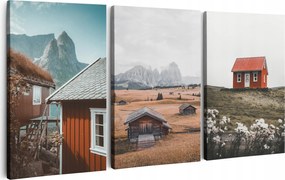 Vászonkép 150 cm **sok minta** Konyhai Faliképek Tájkép