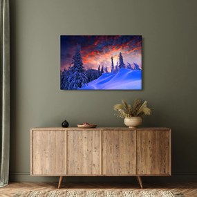 Kép - Téli szürkület (90x60 cm)