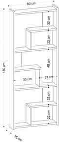 Regál Meggie (tölgy). 1073384
