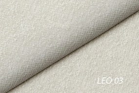 Galin lebegő kárpitozott ágy 160x200 - bézs, könnyen tisztítható Leo 03 szövet