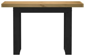 konzolasztal NOAIN U alakú lábak 120x30x75 cm tömör fa fenyőfa