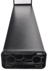 Solight WO7202 - Palermo LED napelemes lámpa szenzorral, 5W, 2000mAh, IP54, feke