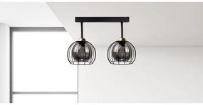 Felületre szerelhető csillár SOLO BLACK 2xE27/60W/230V fekete/arany