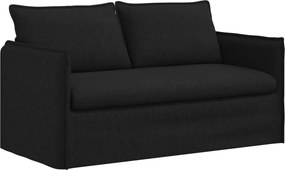 vidaXL Kanapé Fekete 156 x 82 x 85 cm szövet