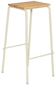 Bézs-natúr színű bárszék szett 2 db-os (ülésmagasság 76 cm) Stilt – Hübsch