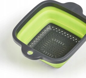 Összecsukható szita, műanyag, antracit gyógynövény