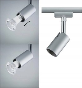 Paulmann URail Spot Pure I króm matt lámpa, fényforrás nélkül, max. 10W GU10