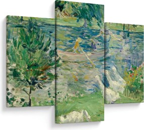 Kép - Berthe Morisot, Girl in a Boat with Geese, reprodukciók (90x60 cm)