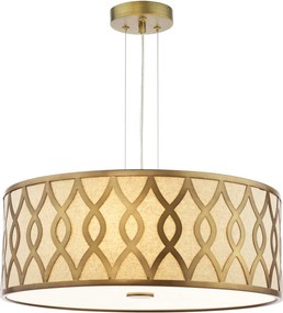 Dar Lighting modern függeszték locryn csiszolt bronz taupe darloc0463