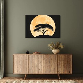 Kép – Fa arany teliholdban II. (90x60 cm)