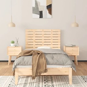 tömör fenyőfa fali fejtámla 81x3x63 cm