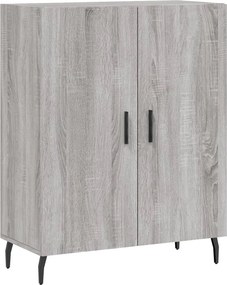 vidaXL szürke sonoma színű szerelt fa tálalószekrény 69,5 x 34 x 90 cm