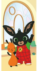 Pamut gyerek fürdőlepedő 70x140 cm Bing "Hoppity" – Jerry Fabrics