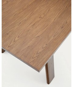 Bővíthető étkezőasztal diófa dekoros asztallappal, hosszabbító asztallappal 95x200 cm Arlen – Kave Home