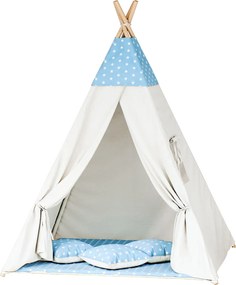TP Teepee sátor - kék csillagok