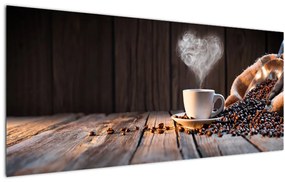 Kép - Kávé idő (120x50 cm)