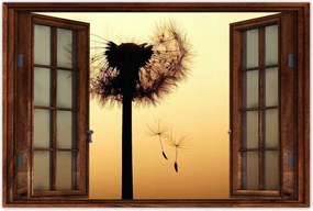 Poszterek 90x60 Pitypang Virág Virágok