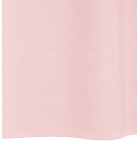 2 db világos rózsaszínű fátyolfüggönyök rojtokkal 140x300 cm