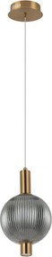 Italux Lenti PND-83631-1-BRO-SG Függőlámpa 1x7W/LED 3000K 310lm IP20