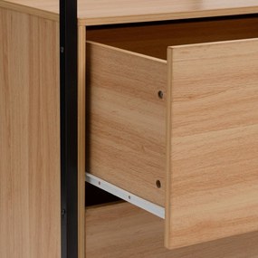 Natúr színű nyitott ruhásszekrény 60x190x48 cm Armarios – Casa Selección