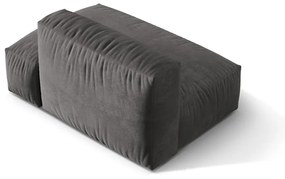 Szürke bársony kanapé modul (jobb oldali) Martina – Micadoni