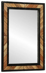Tükör 70x2x70 cm Tömör fa akác