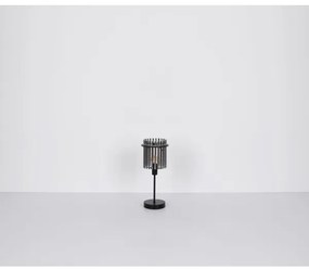 Globo 15698T - Asztali lámpa GORLEY 1xE14/40W/230V átm. 15 cm fekete