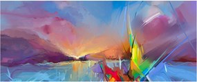 Kép - Naplemente (120x50 cm)