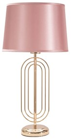 Krista rózsaszín asztali lámpa, magasság 55 cm - Mauro Ferretti