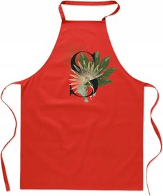 Konyhai Kötény piros S Betűvel Sara Sandra Sylvia FA_387_cw