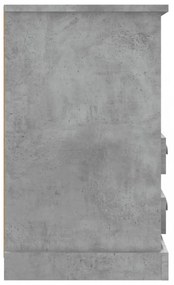 betonszürke éjjeliszekrény 43 x 36 x 60 cm
