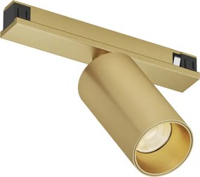 DK/EU-5740-SB Shine Track light, SPOT 3000 series, D35*H70, LED, 48V DC, 6W, RA≥90, 3000K, IP20, satin brass color, aluminum — DK/EU-5740-SB