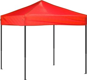 vidaXL piros összecsukható partisátor 2 x 2 m