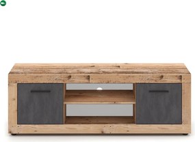 BLAGO RTV szekrény 140 cm – natúr tölgy/grafit