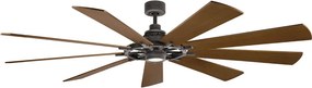 KICHLER KLF-GENTRY-85-WZ GENTRY Ventilátoros lámpa Sötét Dió, Könnyű Dió, Cink LED IP44