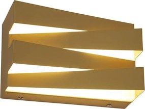 Searchlight 86410GO - LED fali lámpatest SECTION LED/18W/230V aranyszínű