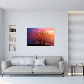 Fák a ködben (90x60 cm)