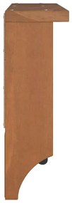 SANDNES tömör fenyőfa falra szerelt kabátállvány 87x12x35 cm