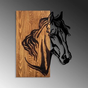 Fa fali dekoráció, Horse 1