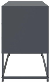 antracitszürke acél TV-szekrény 100,5x39x60,5 cm