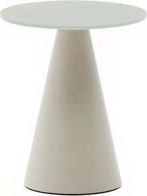 Kerek tárolóasztal üveg asztallappal ø 35 cm Wilshire – Kave Home