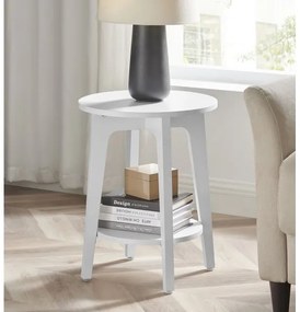 KAEL fehér oldalsó asztal