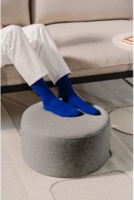 Szürke gyapjú puff Folk – noo.ma