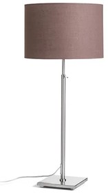 RENDL R12665 EDIKA asztali lámpa, dekoratív barna matt nikkel