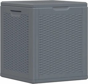 Szürke Pp Rattan Kerti Tárolóláda 90 L