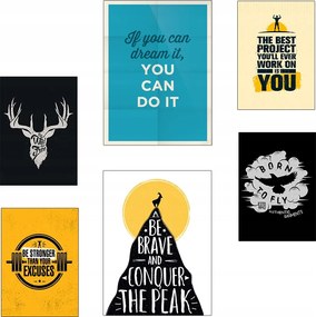 Komplett Galéria 6db Poszter Keret Nélkül Kpba 296